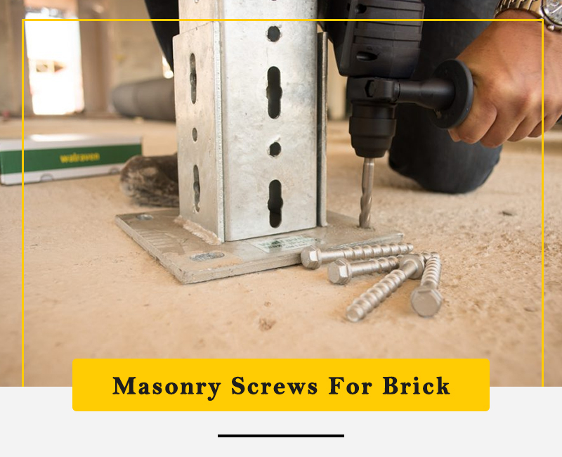 masonry screws for brick