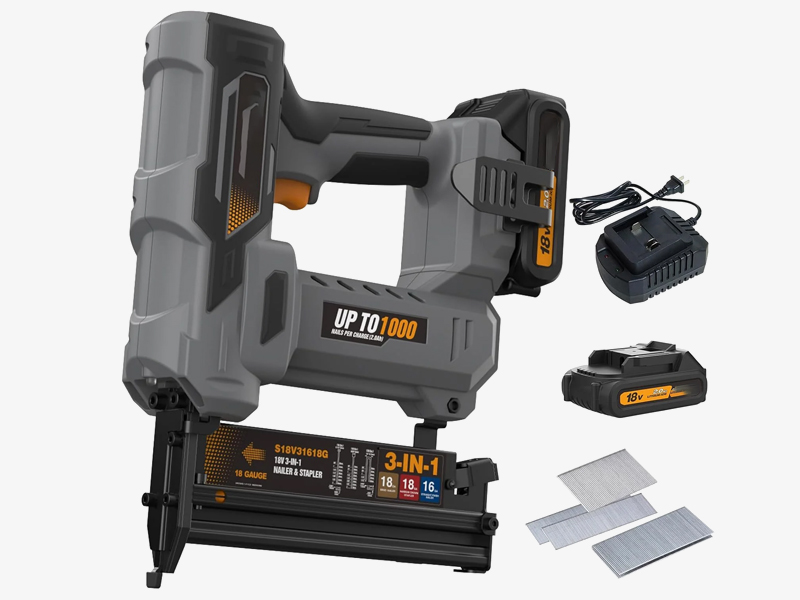 18-gauge finish nailer tools