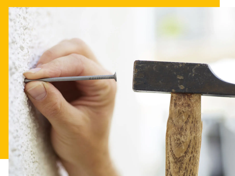 1nails for concrete walls