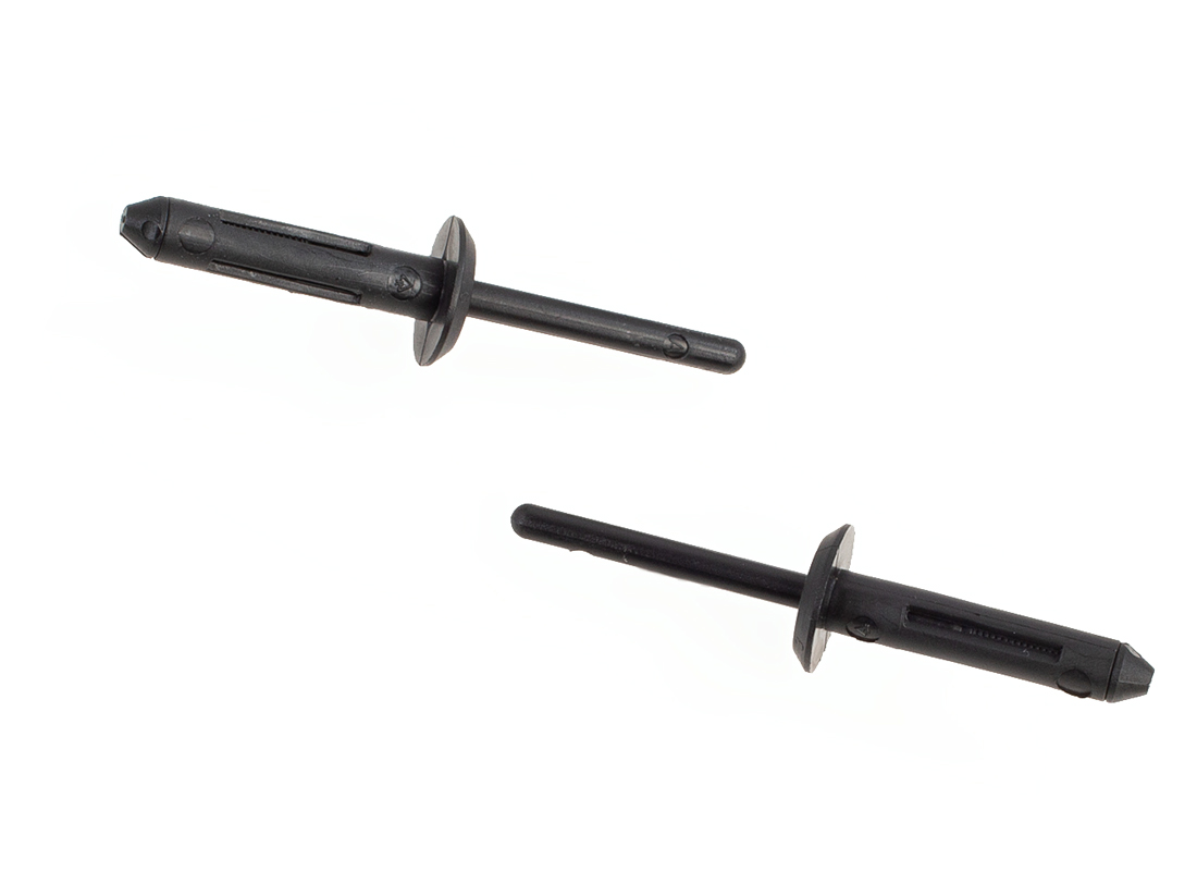 Black rivets