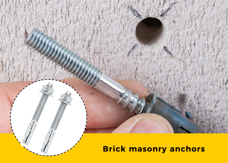 Brick masonry anchors