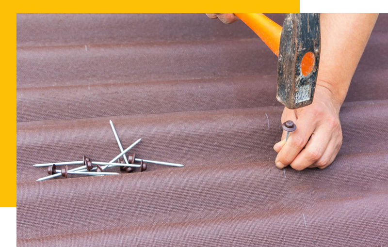 Cap Nails for Roofs