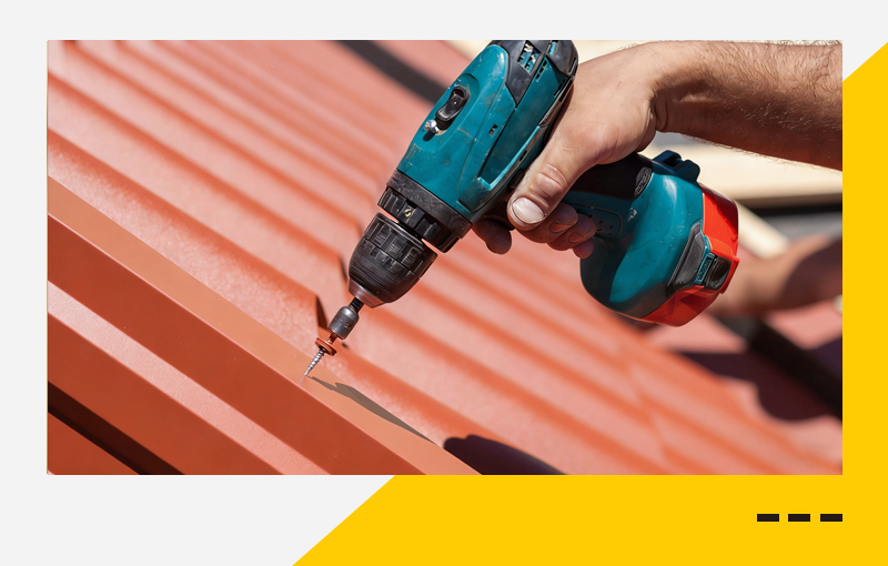 metal to metal roofing screws