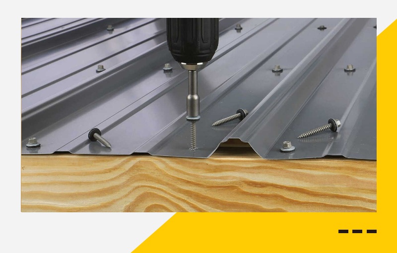 Metal to Wood Roofing Screws