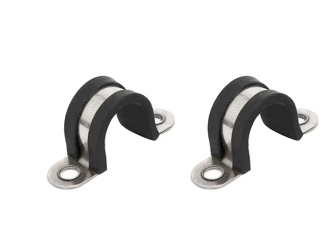 Rubber hose clamp