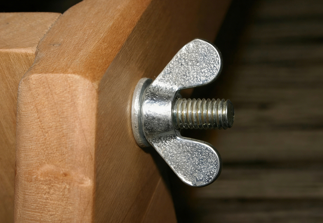 wing nut for tie rod