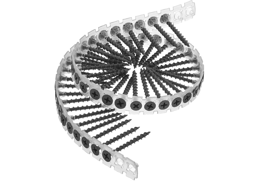 Black Phosphated Collated Drywall Screws
