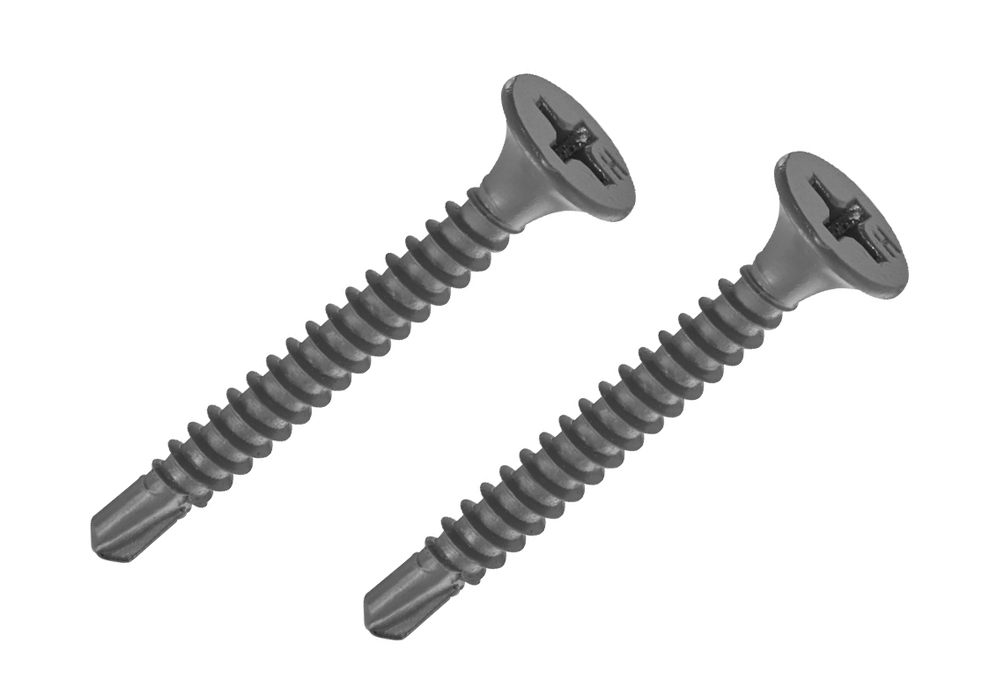 Black self drilling Drywall Screws