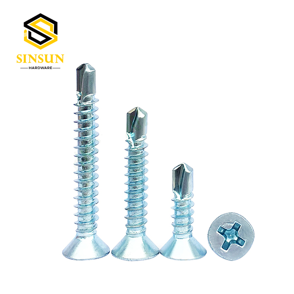 Phillips Drive countersunk self drilling screws