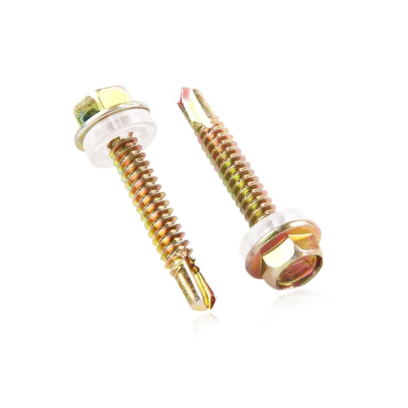Roofing screws with Rubber Washers
