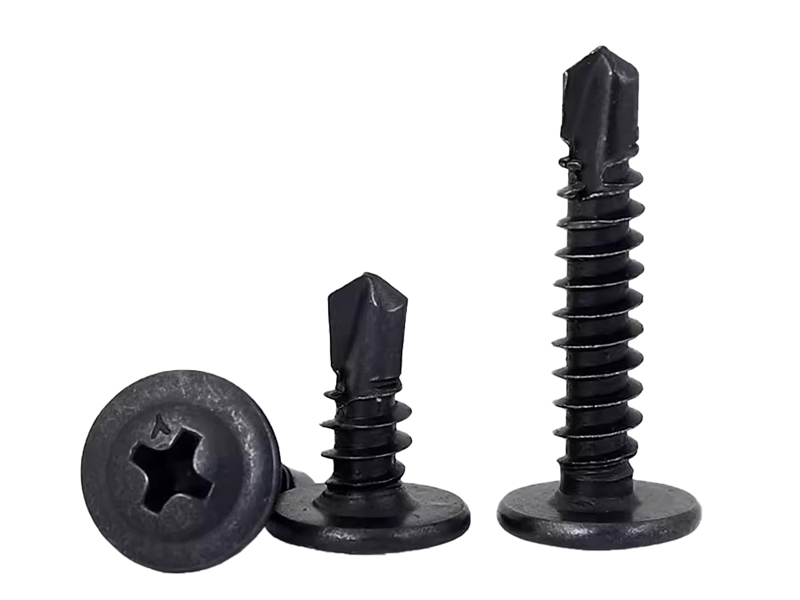 Black Phosphate  Wafer Head Self Drilling Screws