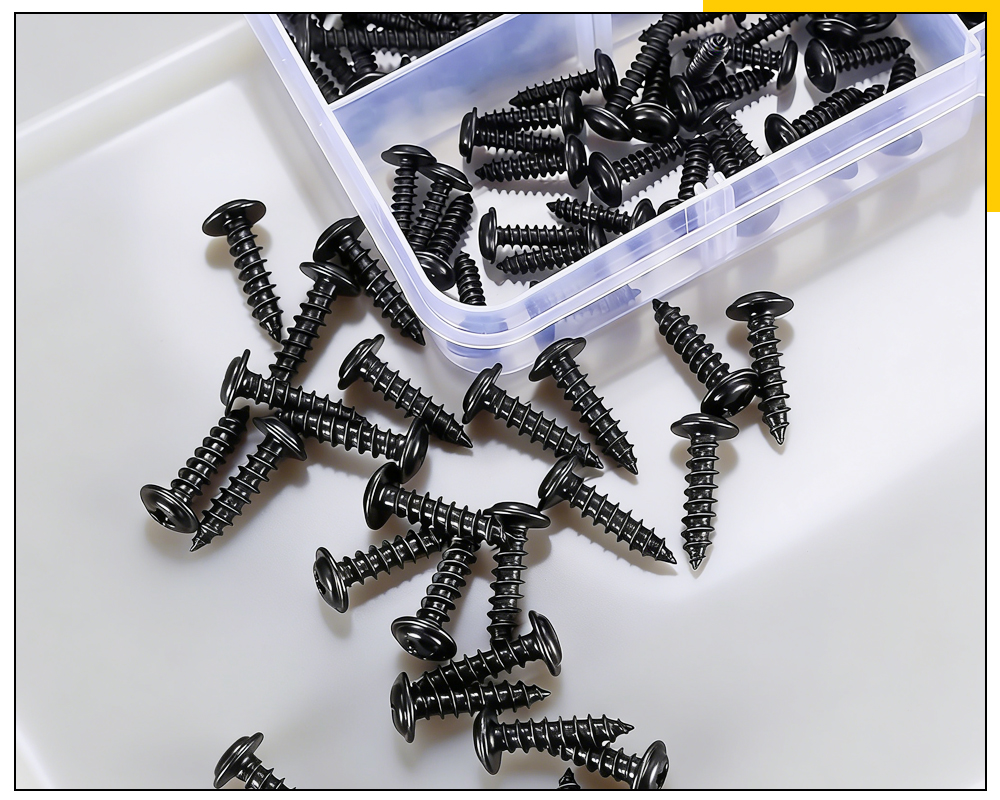 Black Self Tapping Screws for Plastic