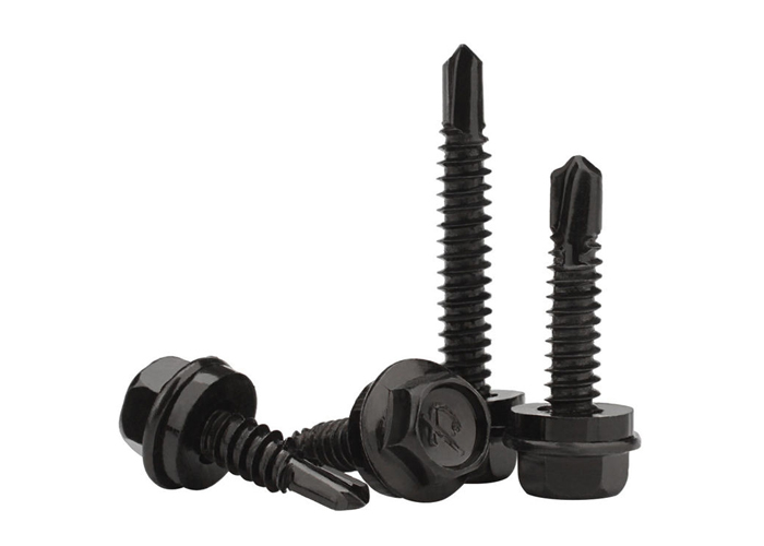 Black Self Tapping Screws with Washer
