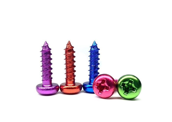 Colored Aluminum Pan Head Self-Tapping Screw