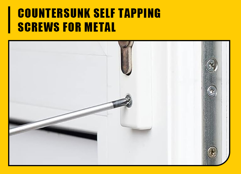 countersunk self tapping screws for metal
