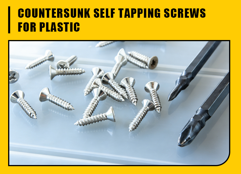 countersunk self tapping screws for plastic