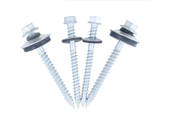 Dacromet hexagon head self tapping screws