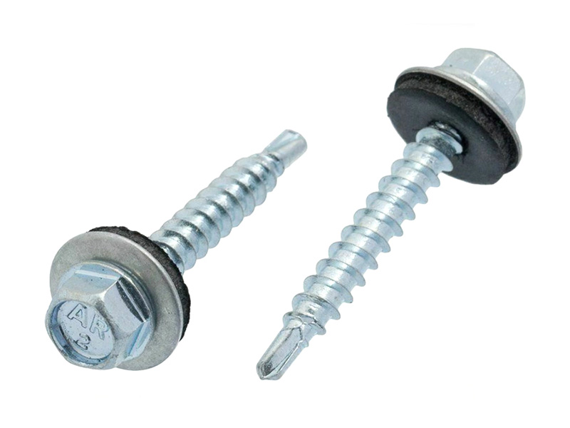 Neoprene EPDM Washer Hexagon Head Self Drilling Screws