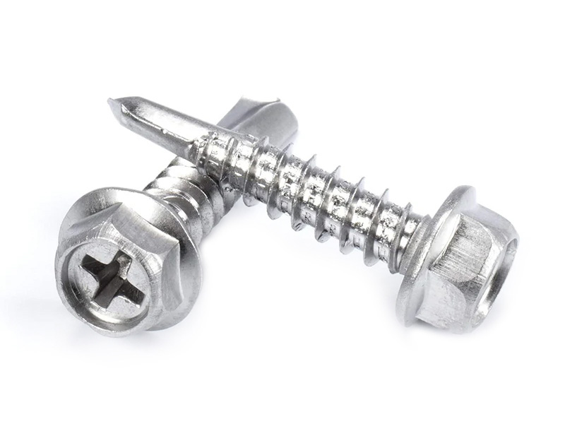 Phillips Drive Hex Head TEK Screws