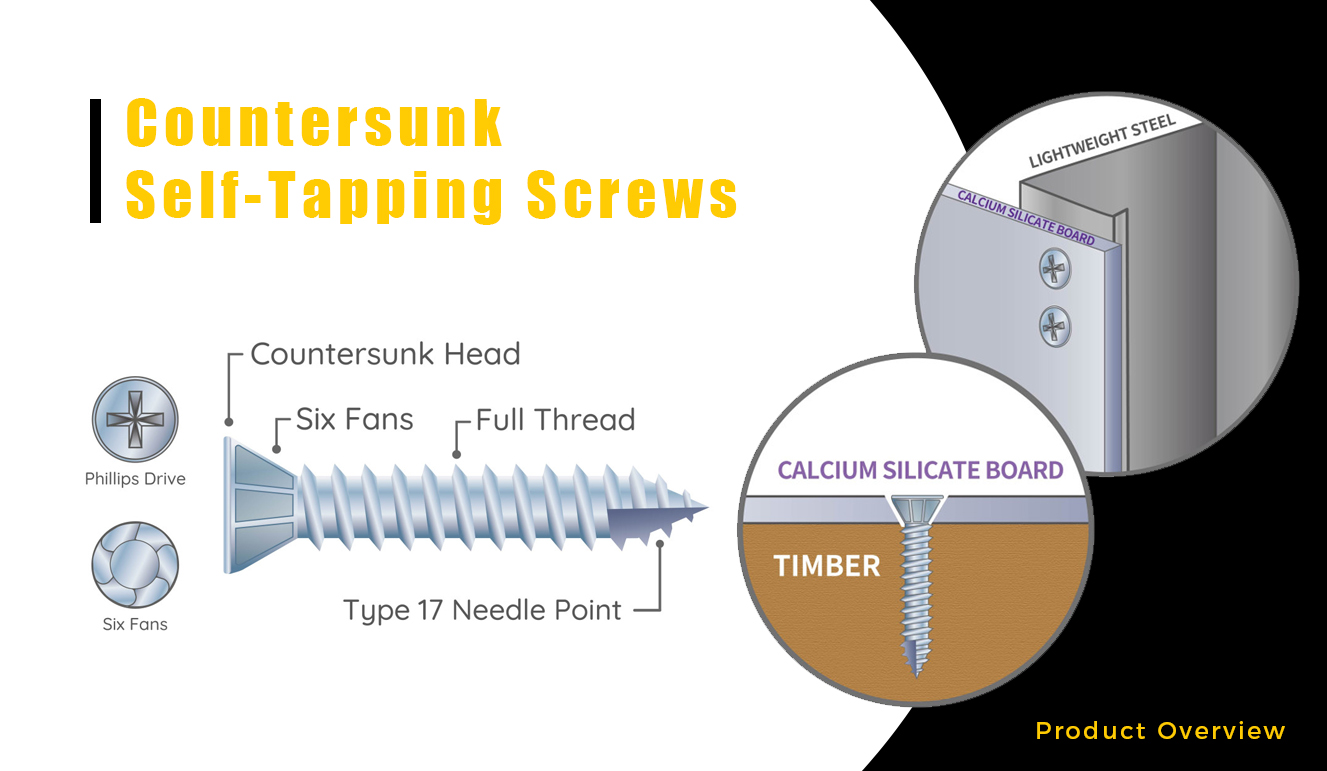 Product Overview Countersunk Self-Tapping Screws