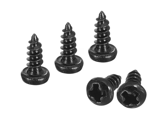 Small Black Self Tapping Screws