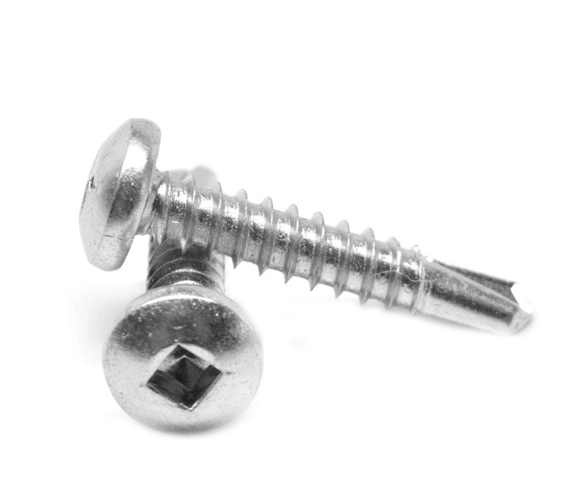 Stainless Steel square drive pan head self drilling screws