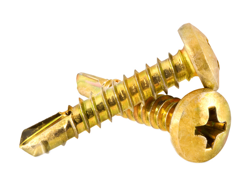 Yellow-Pan-Head-Self-Drilling-Screws
