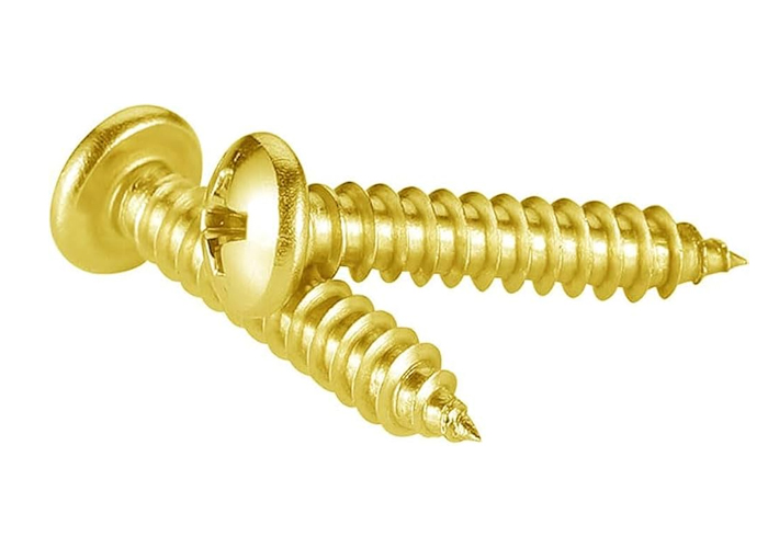 Yellow Zinc Plated Pan Self Tapping Screws
