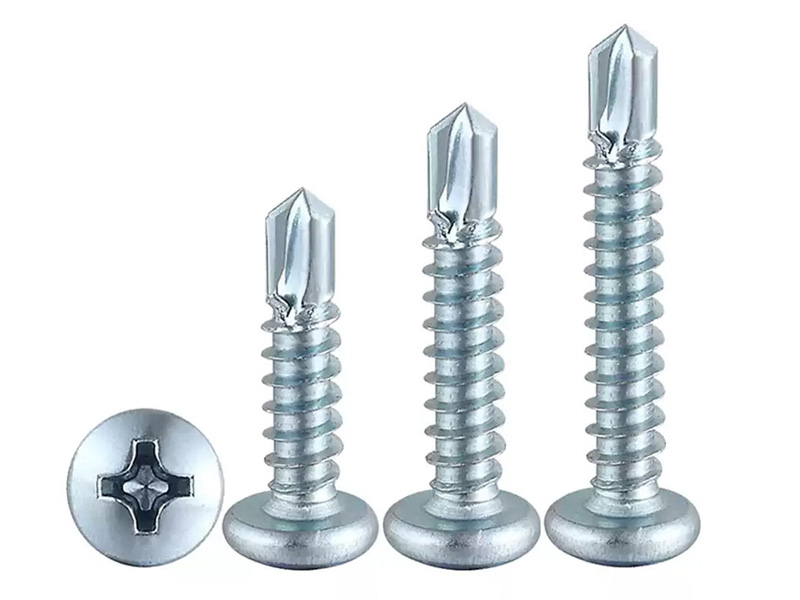 Zinc-Plated-Pan-Head-Self-Drilling-Screws