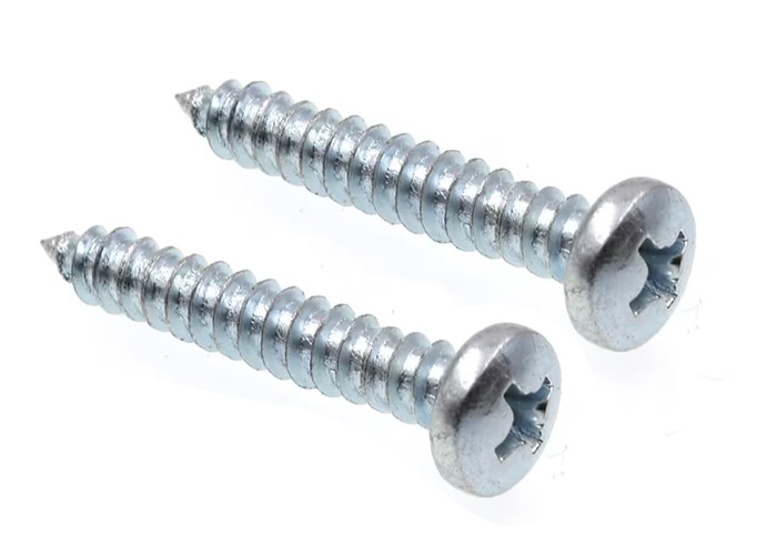 Zinc Plated  Phillips Drive Self Tapping Screw