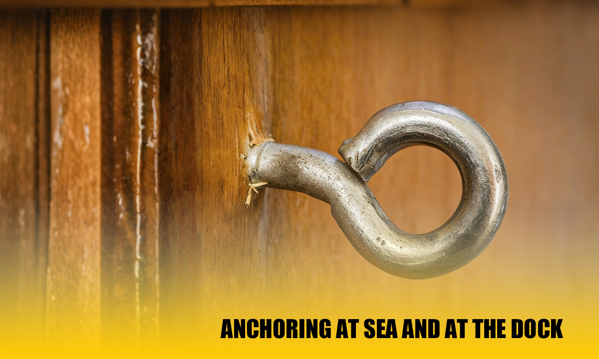 Anchoring at sea and at the dock
