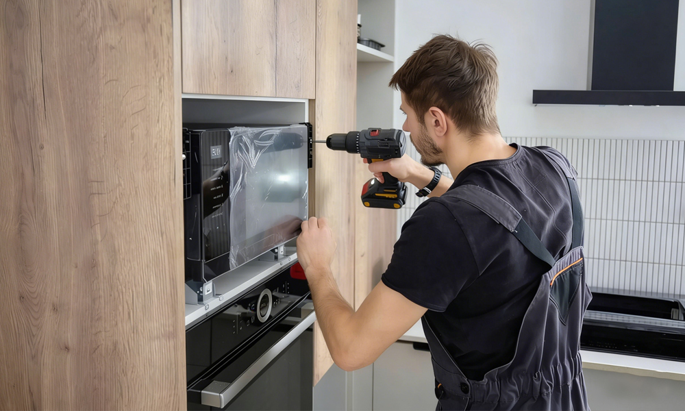 Attaching trim to fixtures and appliances
