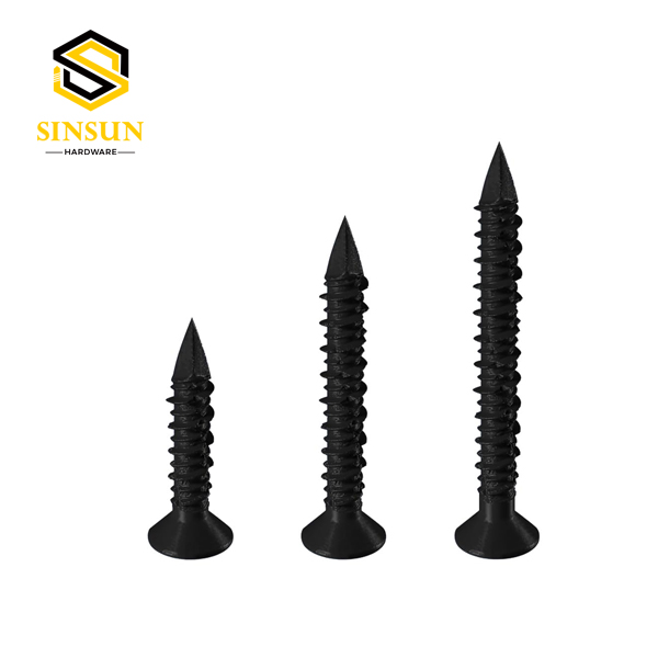 Black Concrete Screws