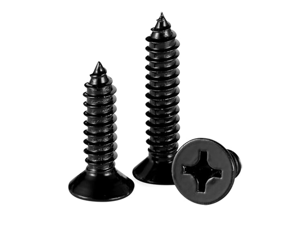 Black Flat Head Wood Screws