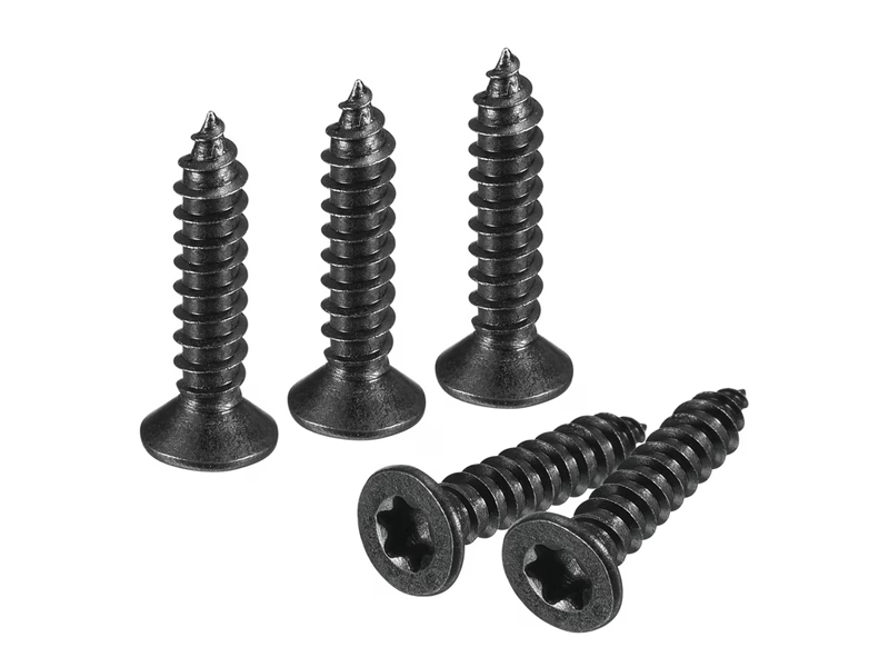 black Torx Wood Screws