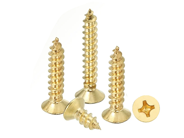 Brass Wood Screws Flat Head