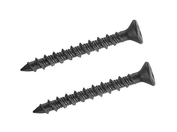 Flat Head Black Concrete Screws