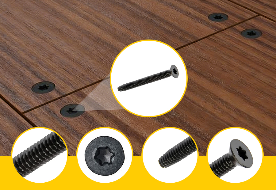 Flat Head Fast Thread floorboards screws Important Features
