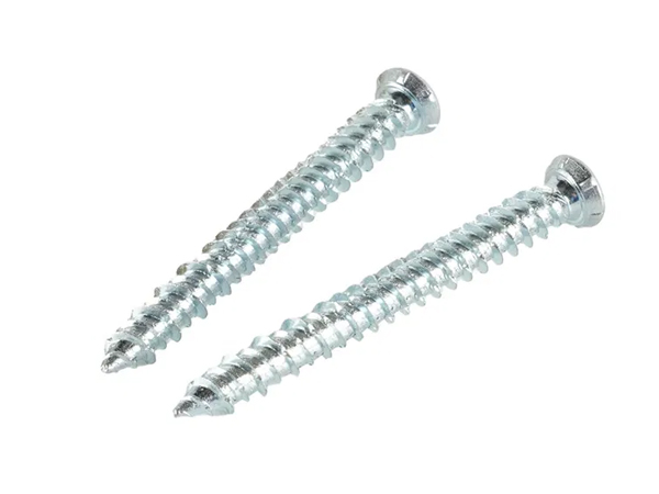 Flat Head Zinc Concrete Screw