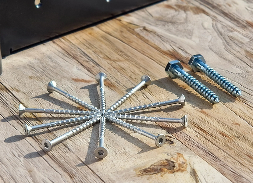 For deck construction