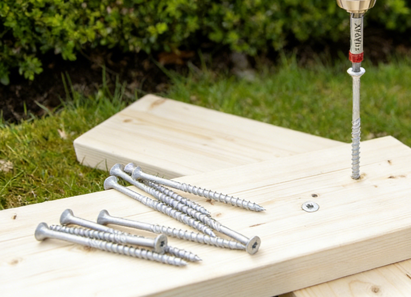 For fence construction