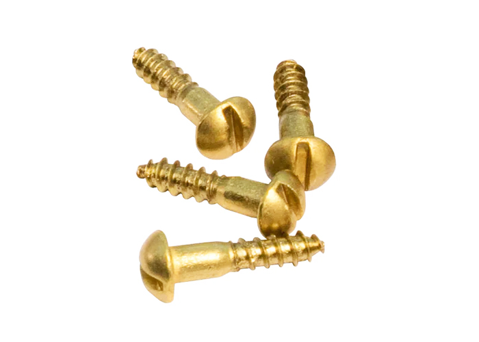Round Head Slotted Wood Screws
