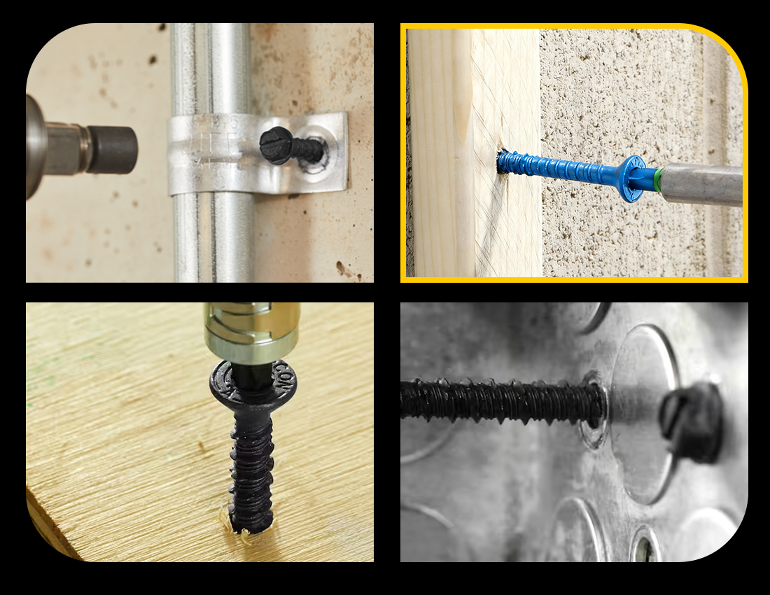 Sinsun Black Concrete Screws When Appearance Matters as Much as Strength