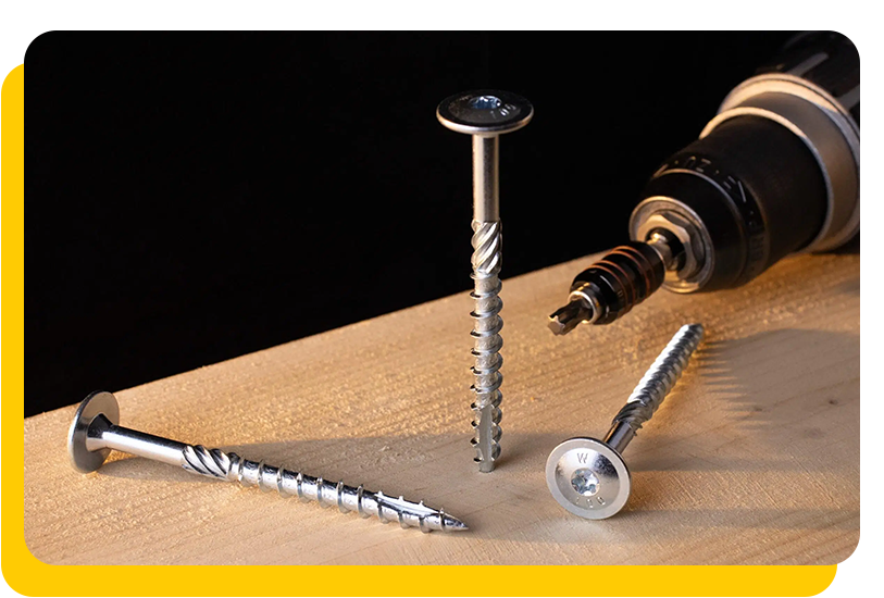 Structural Screws for Ledger Board