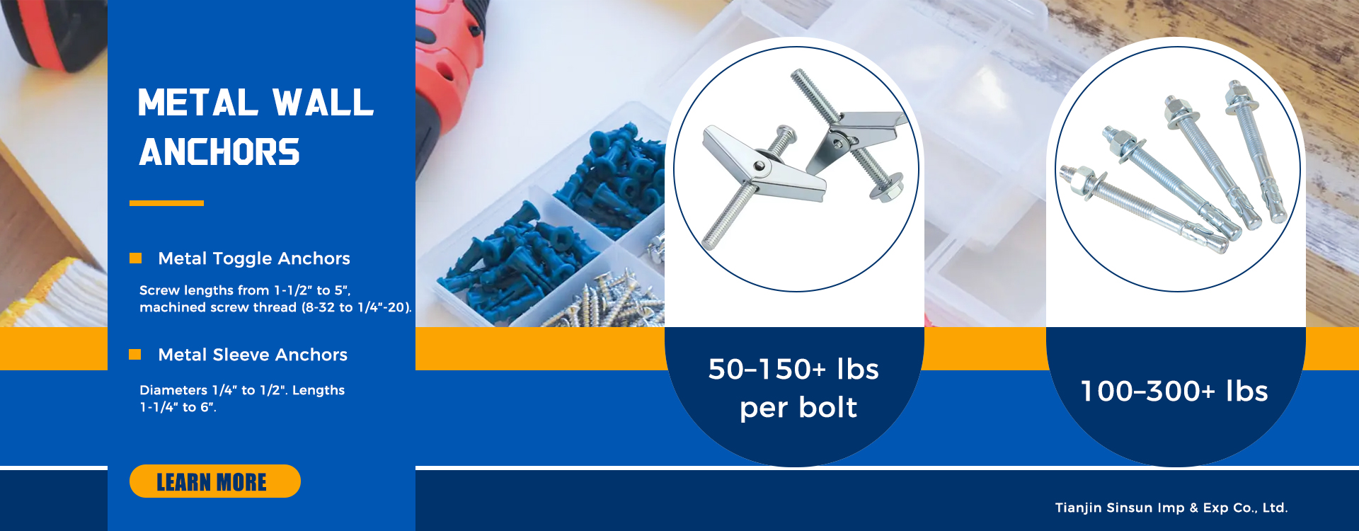 Metal Wall Anchors