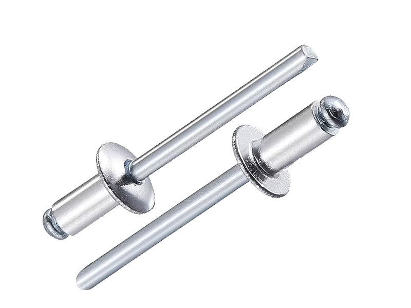 Rivet Pop Hujung Terbuka Aluminium