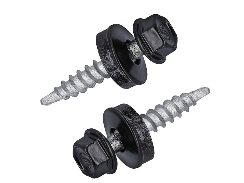 4颗蓝色混凝土螺丝