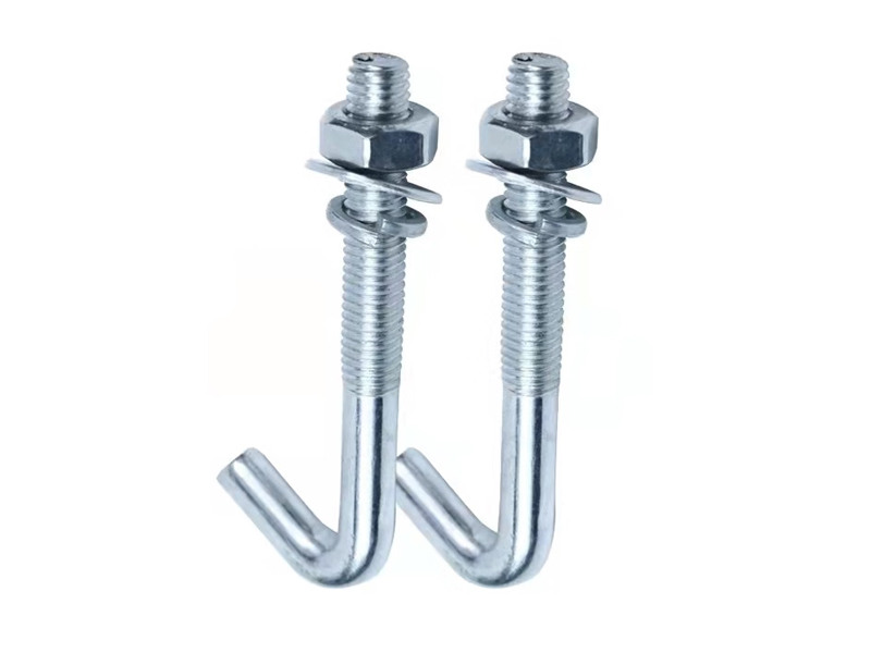 Heavy-Duty Hook J Bolts