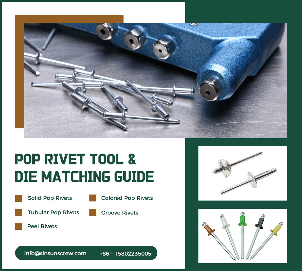 Pop Rivet Tool & Die Matching Guide – Stop Jams and Deformed Heads