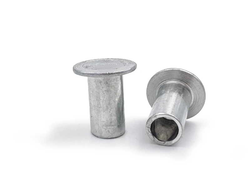 Semi-Tubular Rivets